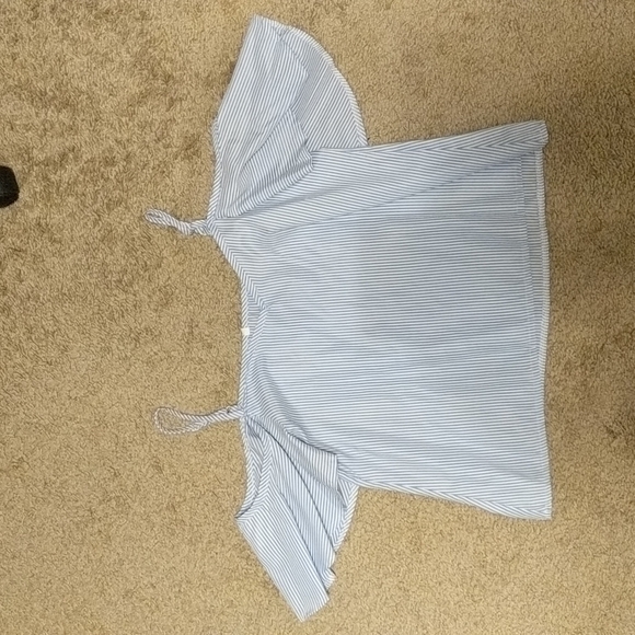 Blue and white striped top - Picture 1 of 1